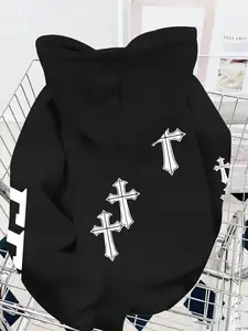 Women's Hooded Sweatshirt Casual Sport Outdoor Fashion Loose Fit Versatile Commuter Trend Daily Natural Texture Personality City Classic