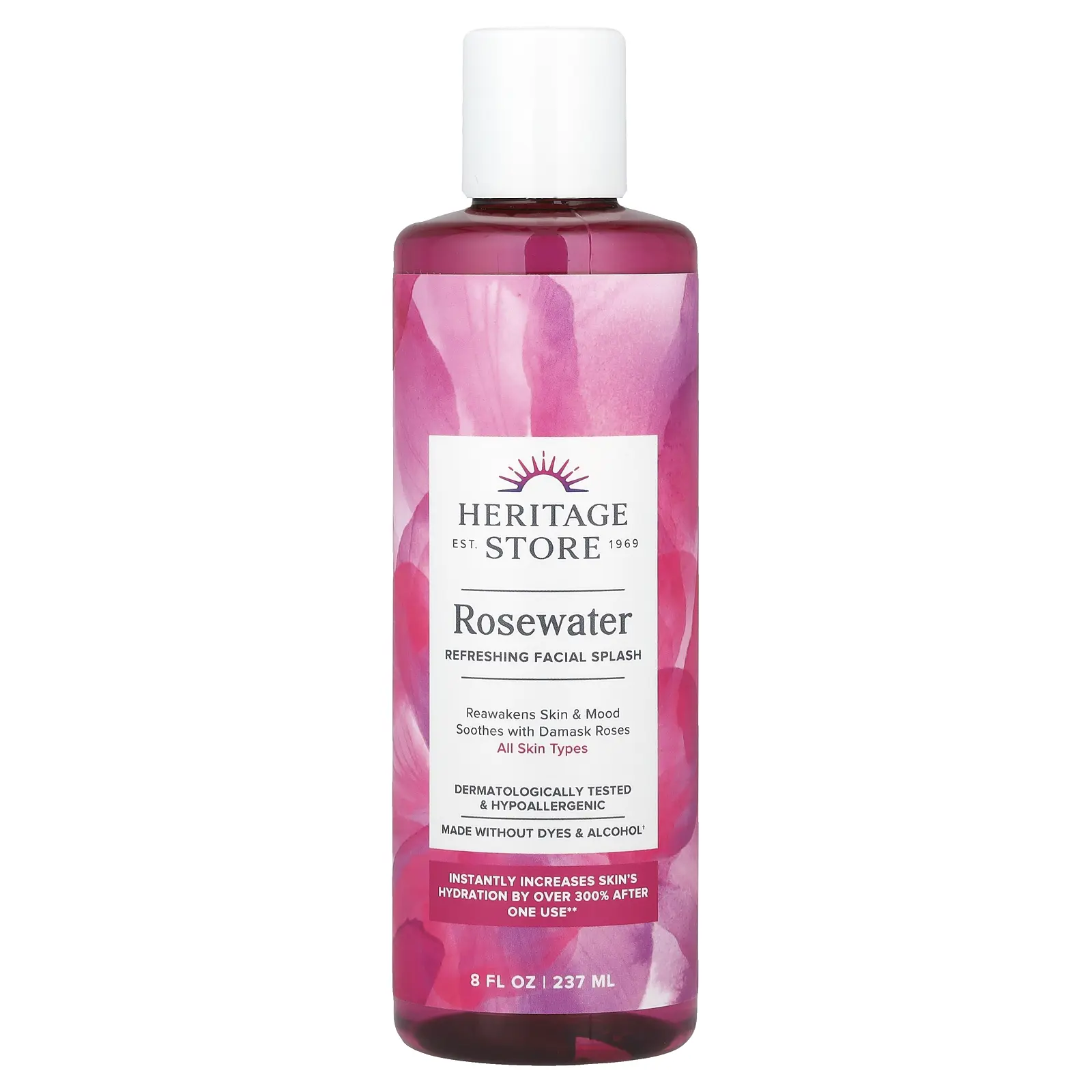 Heritage Store Rosewater Refreshing Facial Splash, 8 fl oz (237 ml) Heritage Store Rosewater Refreshing Facial Splash, 8 fl oz (237 ml)