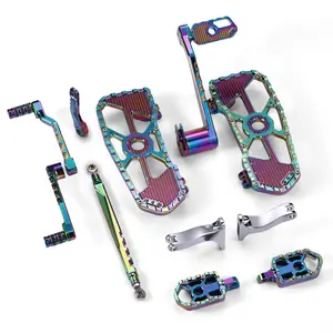 CNC Cut PB Racing Floorboards For Harley Touring Road Street glide Bagger 14-UP