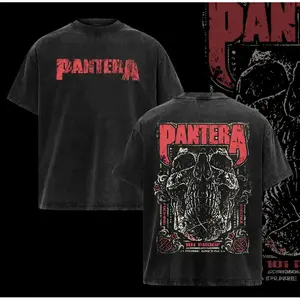 Vintage Pantera Proof Skull Band T-Shirt, Unisex Retro Rock Music Graphic Tee, Casual Streetwear Shirt for Men & Women, Comfort Cotton Classic Fit Top, Heavy Metal Band Fan Merch