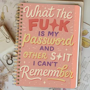 1pc Simple Password Book Journal, Minimalist Advanced Address Password Manager With Website Password Quick Access Username And Password Storage Perfect For Home Office Internet Computer Logins, Great Holiday Gifts