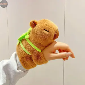 JIAJCHUF Capybara Birthday Party Supplies Kit, Treasure Box Toys for Classrooms, Colorful Cutie Cuff Bracelets, Kawaii Stretchy Bands for Kids