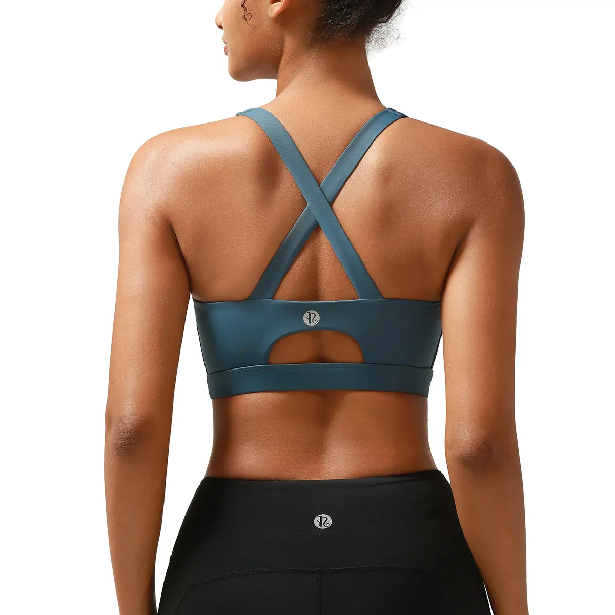 RUNNING GIRL Sports Bra for Women High Support,Molded Cup Strappy Running Sports Bras Workout Yoga Bra  Activewear Yoga Gym Activewear Criss Cross Bra summerwins Solid Basic Bra Seamless Everyday Bra #DealsForYouDays