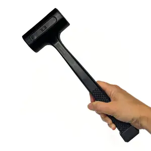 Shock Absorbing Dead Blow Rubber Mallet for Stamping and Leathercraft