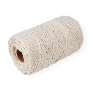 4mm 10m/20m/50m White hemp rope for Cat Tree Cat Scratching Post Replacemen Rope Sisal for Protect Sofa Cats Scratcher Rope Scraper Cats Toy