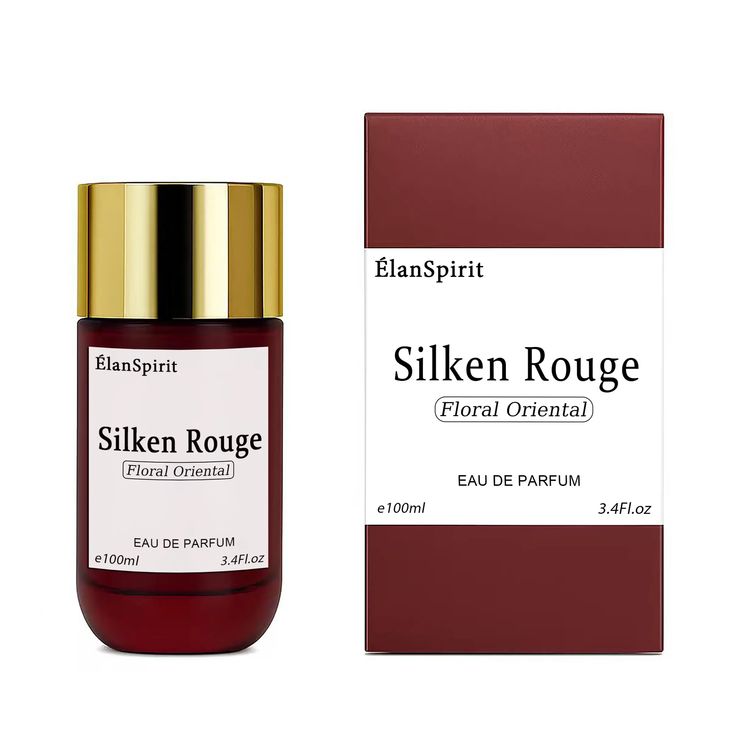 Silken Rouge Perfume for Women, Eau de Parfum (100ml) - EDP Fragrance, Aromatic Floral Oriental Scent, Long-Lasting Fragrance with Black Cherry, Rose & Vanilla, Perfect Gift
