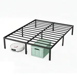 Heavy Duty Bed Frame, 12 Inch Metal Platform Bed Frame with Enhanced Stability, Sturdy Steel Frame Noise-Free, Under-Bed Storage, No Box Spring Needed, Easy Assembly