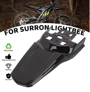 Rear Fender for Surron Light Bee,Rear Seat Mudguard Mud Guard for Dirt Black