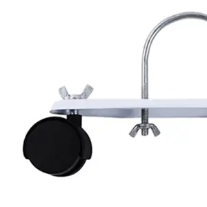 1 Pair Electric Heating Oil Heater Support Holder Professional Smooth and Easy to Move Repair Parts 8.3inch Long with Wheels