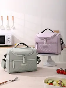 Large Capacity 8L Insulated Lunch Bag - Waterproof Leakproof Soft Material Cooler Box for Office, Work, School, Picnic, Beach - Freezable with Handle