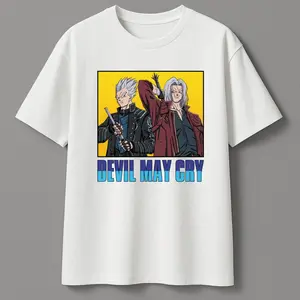 Dante Vergil Devil May Cry Shirt, Devil May Cry Anime Sweatshirt, DMC Hoodie