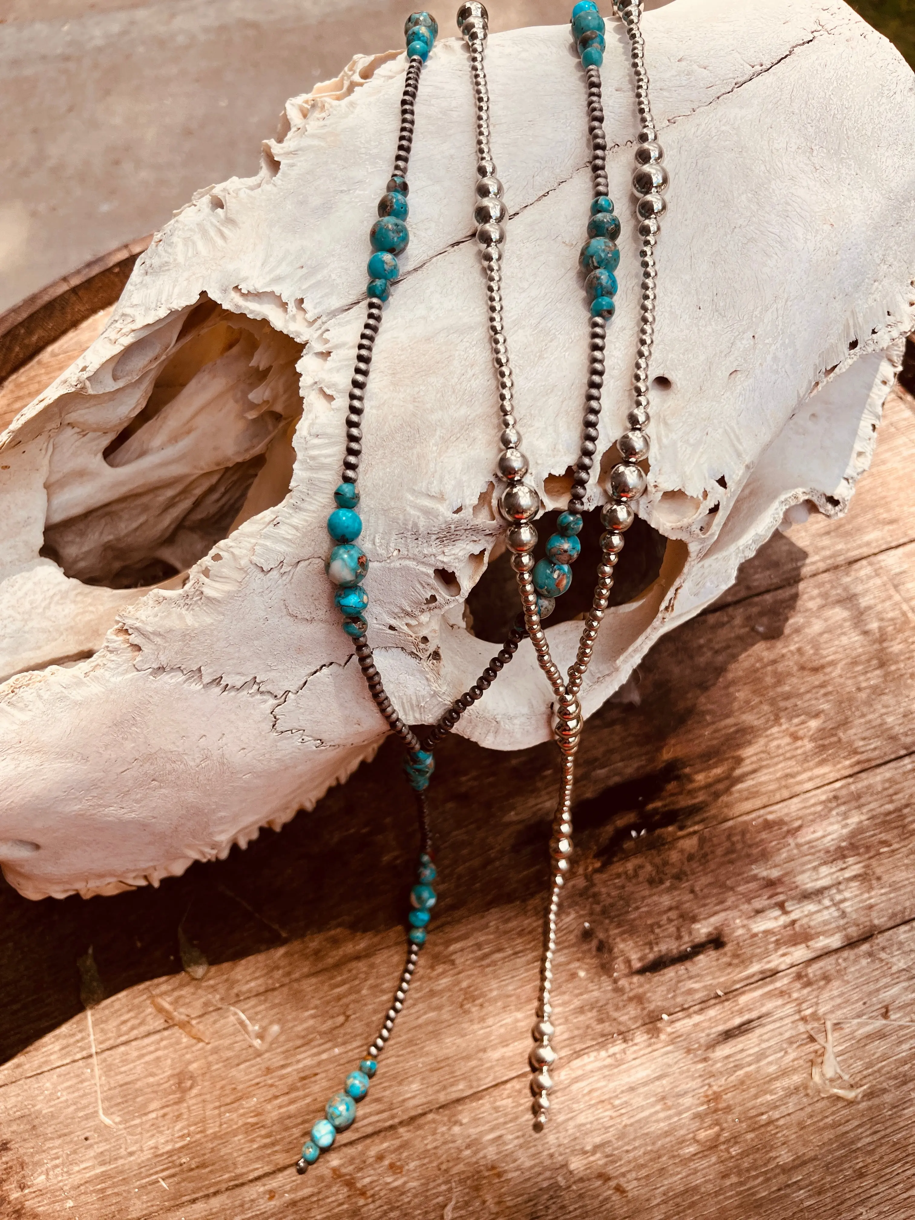 Western Faux Lariat Necklaces