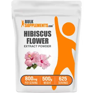 BulkSupplements - Hibiscus Flower Extract Powder - Antioxidant - Liver Health - 100g-1kg - 800mg per Serving BulkSupplements - Hibiscus Flower Extract Powder - Antioxidant - Liver Health - 100g-1kg - 800mg per Serving