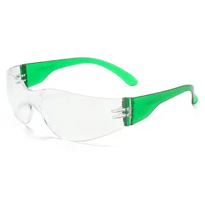 Safety Glasses Anti-Scratch Polycarbonate Transparent Lenses, Eye Protection Safety Goggles for Work Use, Durable and Clear Vision