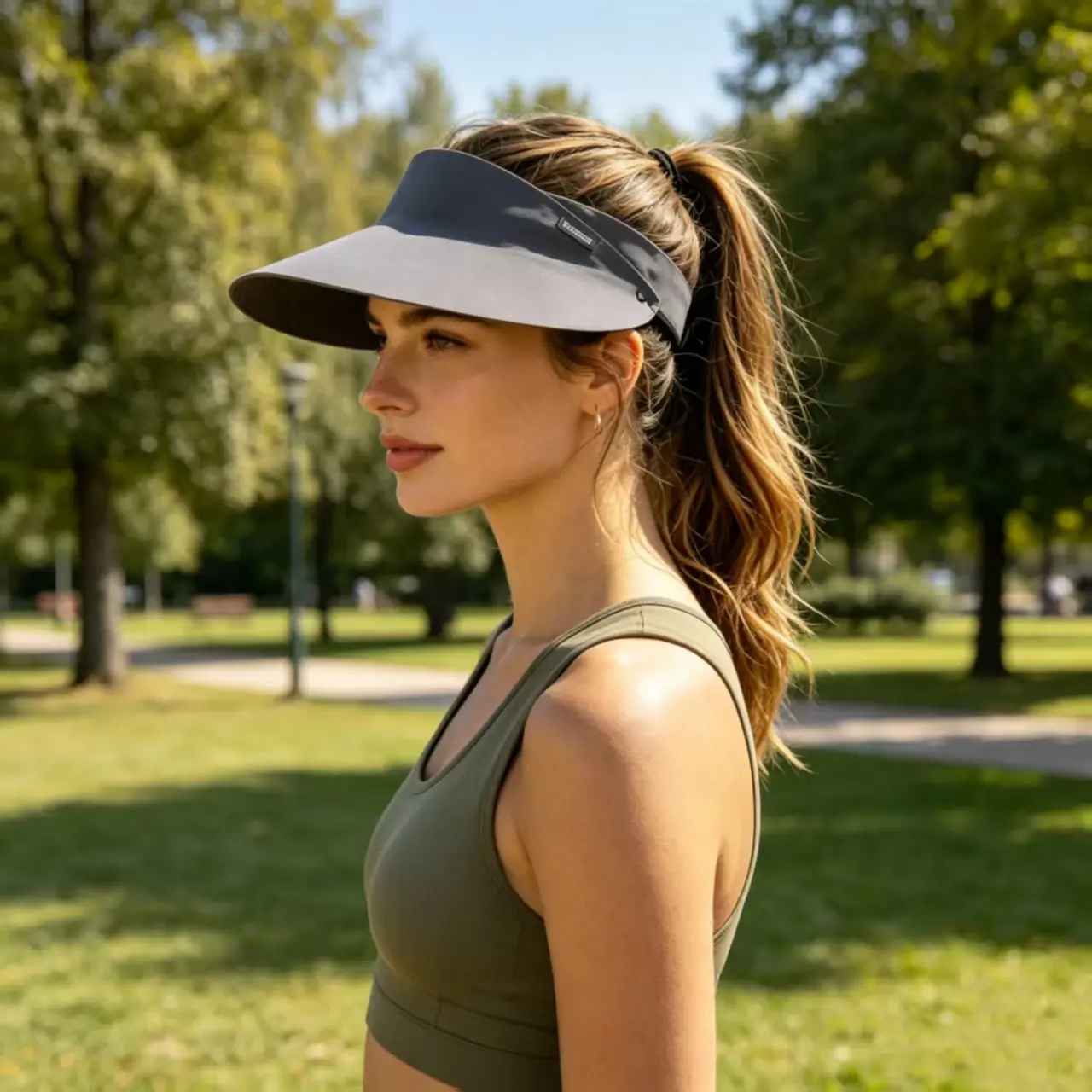 2pcs Seamless Sun Visor Hat, No Headache UV Protection Cap, Lightweight Foldable Summer Hat for Women