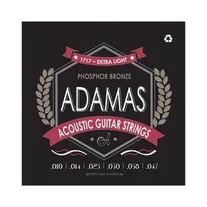 Adamas Acoustic Guitar Strings Extra Light .010 - .047