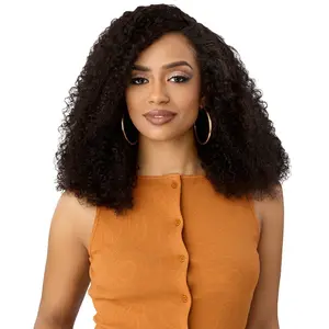 Outre EverRoot 100% Unprocessed Human Hair Half Wig - HH-DEEP CURL 18"