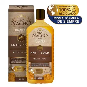 Tio Nacho Shampoo antiedad nutricion jalea real x415ml