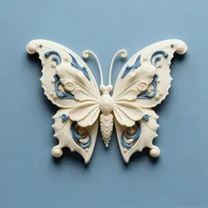 Butterfly Silicone Molds for Fondant Chocolate Candy Cake Decoration Baking Tools,CupCake Decorating Supplies,DIY Epoxy Resin Casting Crafts Clay Mold, Reusable Mold