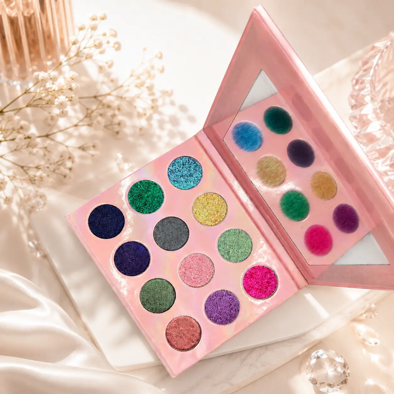 Angelz Essentialz Eyeshadow Palette Collection, Natural, Soft Glam, Shimmery, Matte Eyeshadows, Natural Eyeshadow Cosmetic Silky Smooth Evening