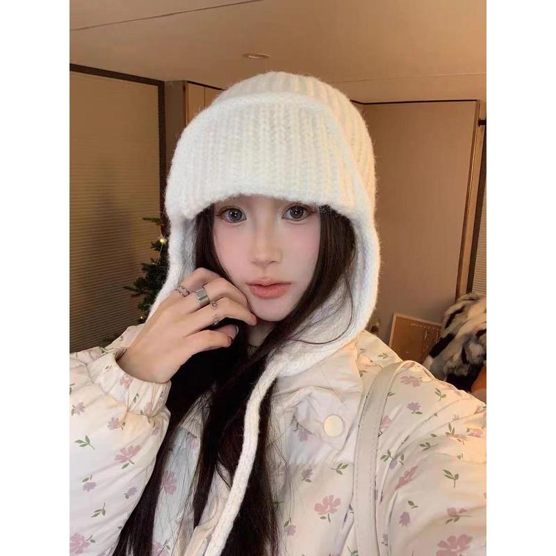 Mongolian Trapper Hat for Women - Sherpa Lined Bucket Cap with Ear Flaps | Winter Snow Hat for Big Head & Outdoor Activities Mongolian Trapper Hat for Women - Sherpa Lined Bucket Cap with Ear Flaps | Winter Snow Hat for Big Head & Outdoor Activities