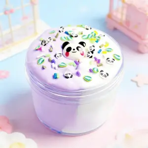 New Vibrant Dopamine Butter Clay Toy, 2-Tone Ultra Soft Modeling Clay, Light Fluffy DIY Craft Toy, Aesthetic Sensory Stress Relief Play for Teens & Adults