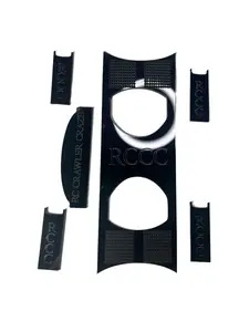 RCCC 1/24 AND 1/18 SCALE RC CRAWLER STAND WITH CUSTOMIZABLE NAME/LOGO PLATE