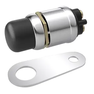 Push Button Starter Switch 12V 50A, Waterproof Momentary Start Switch for Car Engine, Push Button Starter for Car Truck Boat ATV