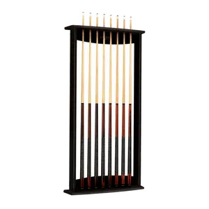 Brunswick Billiards Metro Wall Cue Rack Black Finish