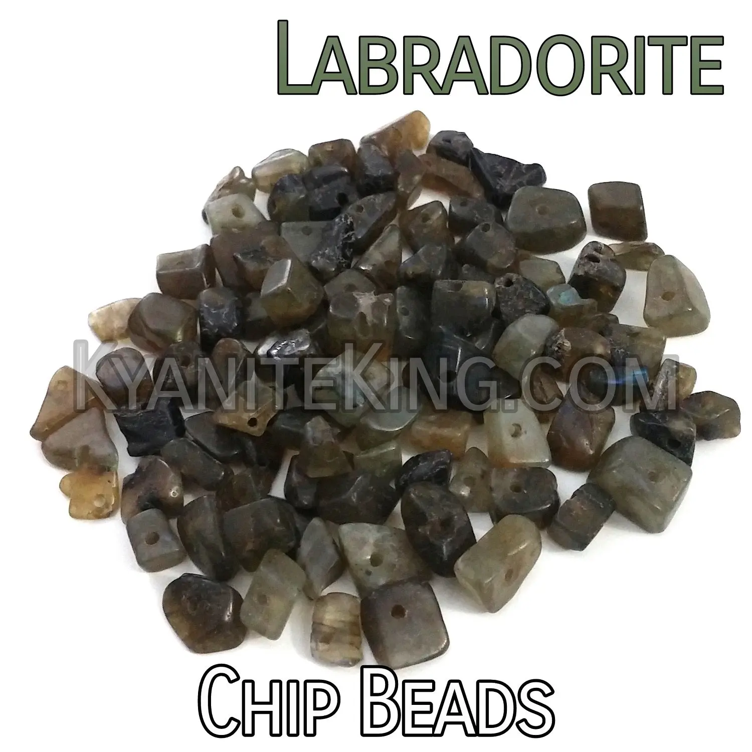 Labradorite Chip Beads - Package of 100
