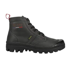 Palladium Mens Pallabrousse 75Th Anniversary Leather Lace Up Casual Boots Ankle - Black