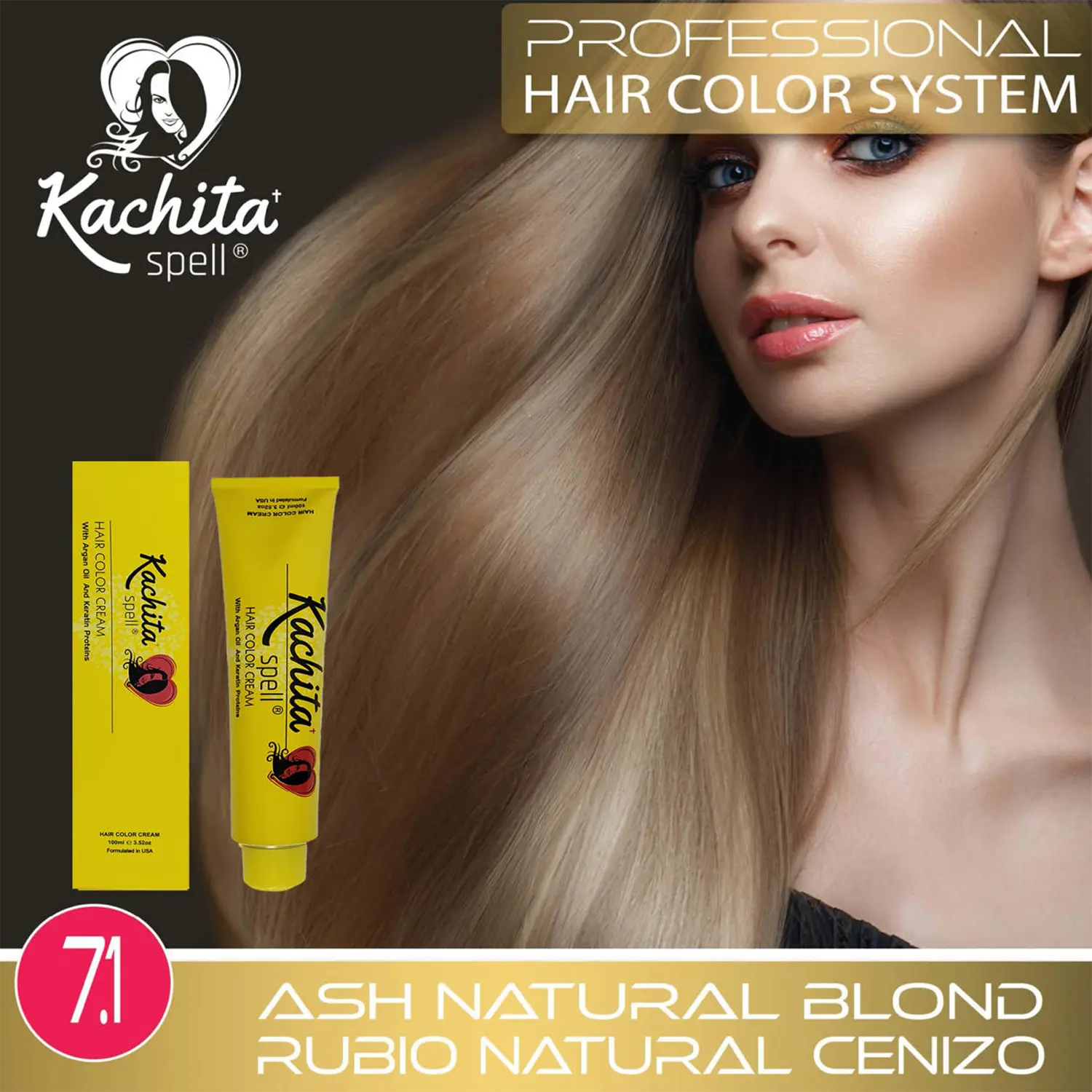 7.1 Medium Blonde Ash