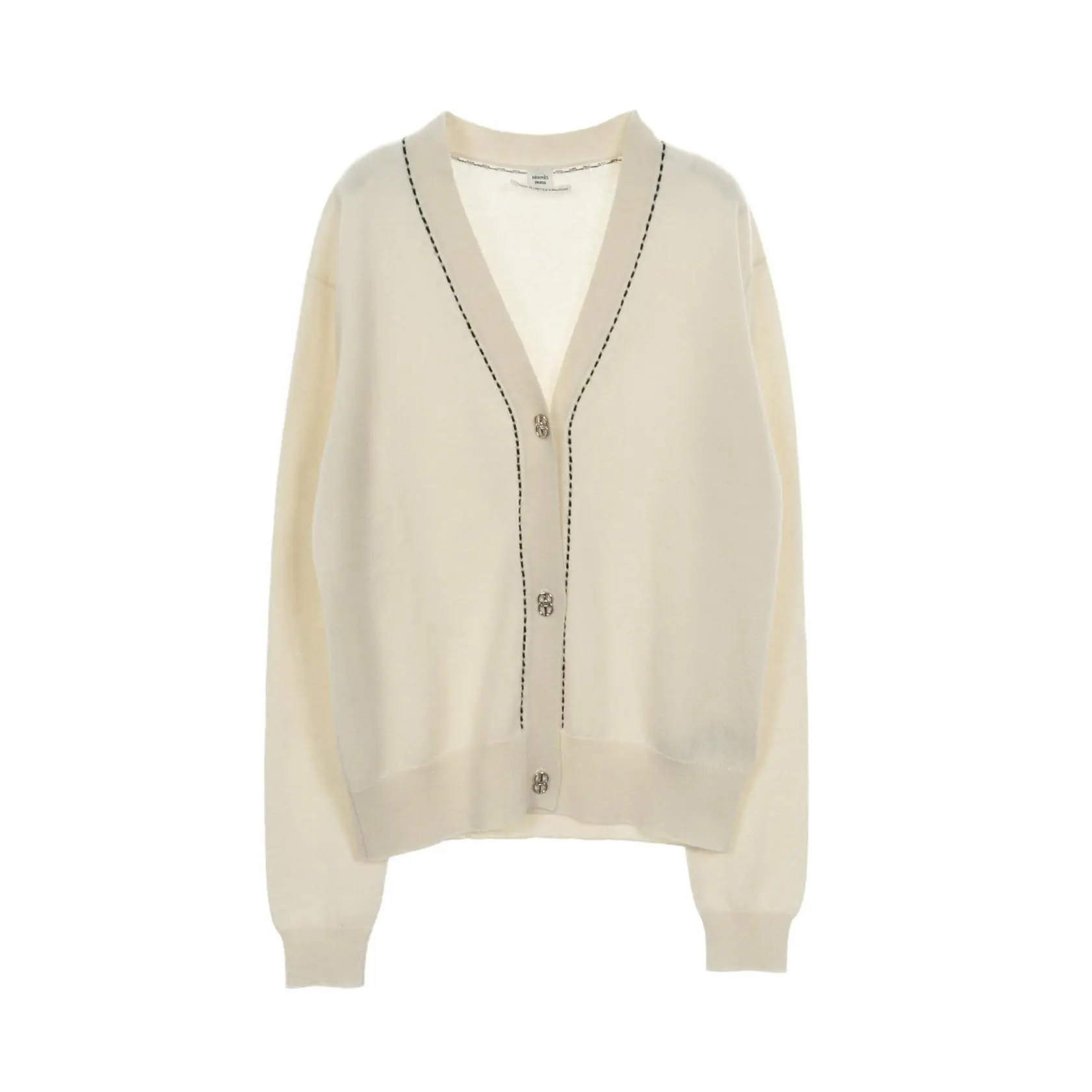 Pre-owned HERMÈS Others Small Leather Goods Hermes Cashmere Cardigan