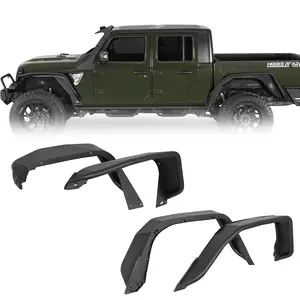 Hooke Road Flux Tube Fender Flares for 2020-2026 Jeep Gladiator JT
