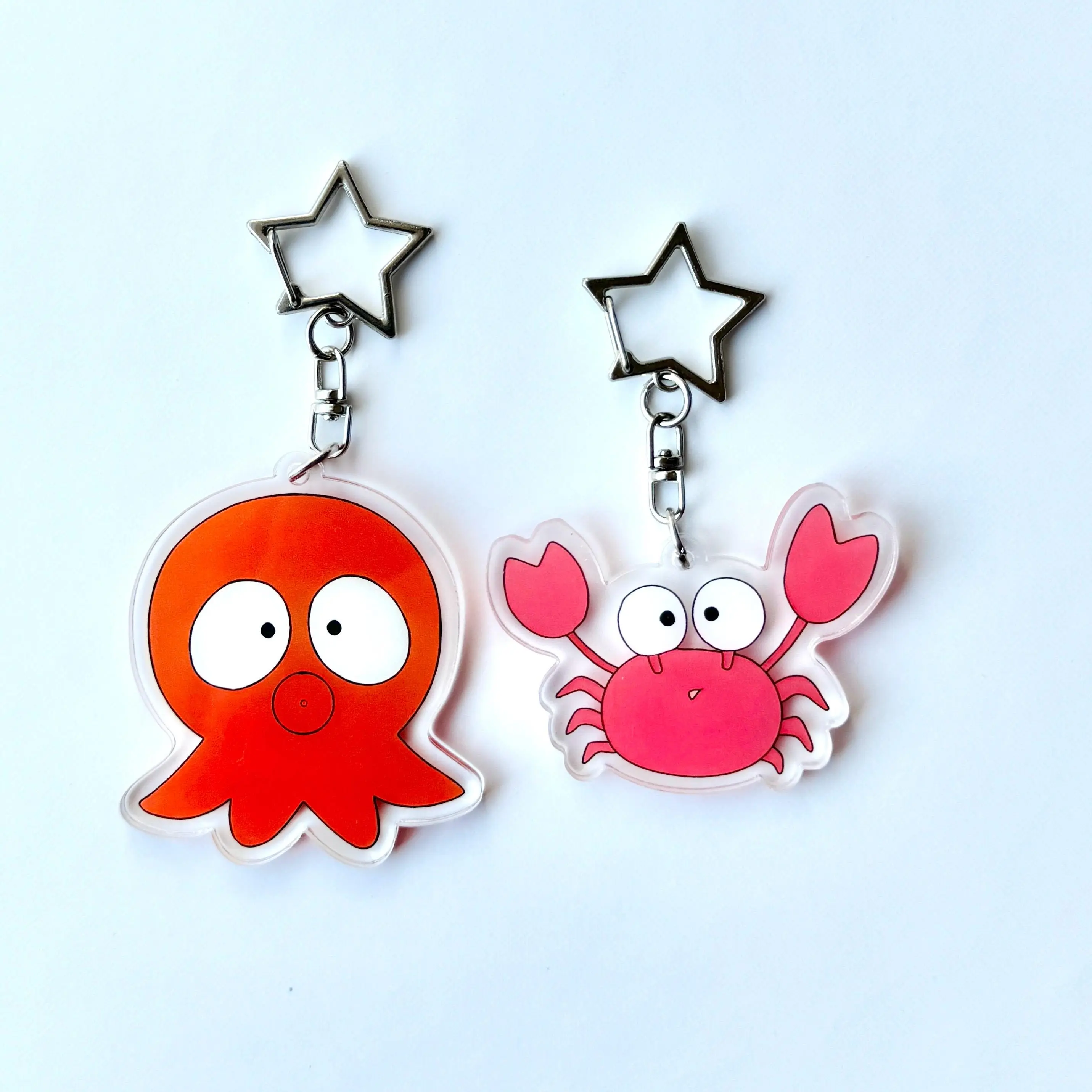 Go For It Nakamura | Crab & Octopus Keychains