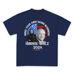 Harris Walz Mind Your Own Bussiness T-Shirt Sweatshirt, Hoodie, Kamala Harris Shirt, Vote Shirt for Men & Women, Comfortable Cotton Shirt Crewneck