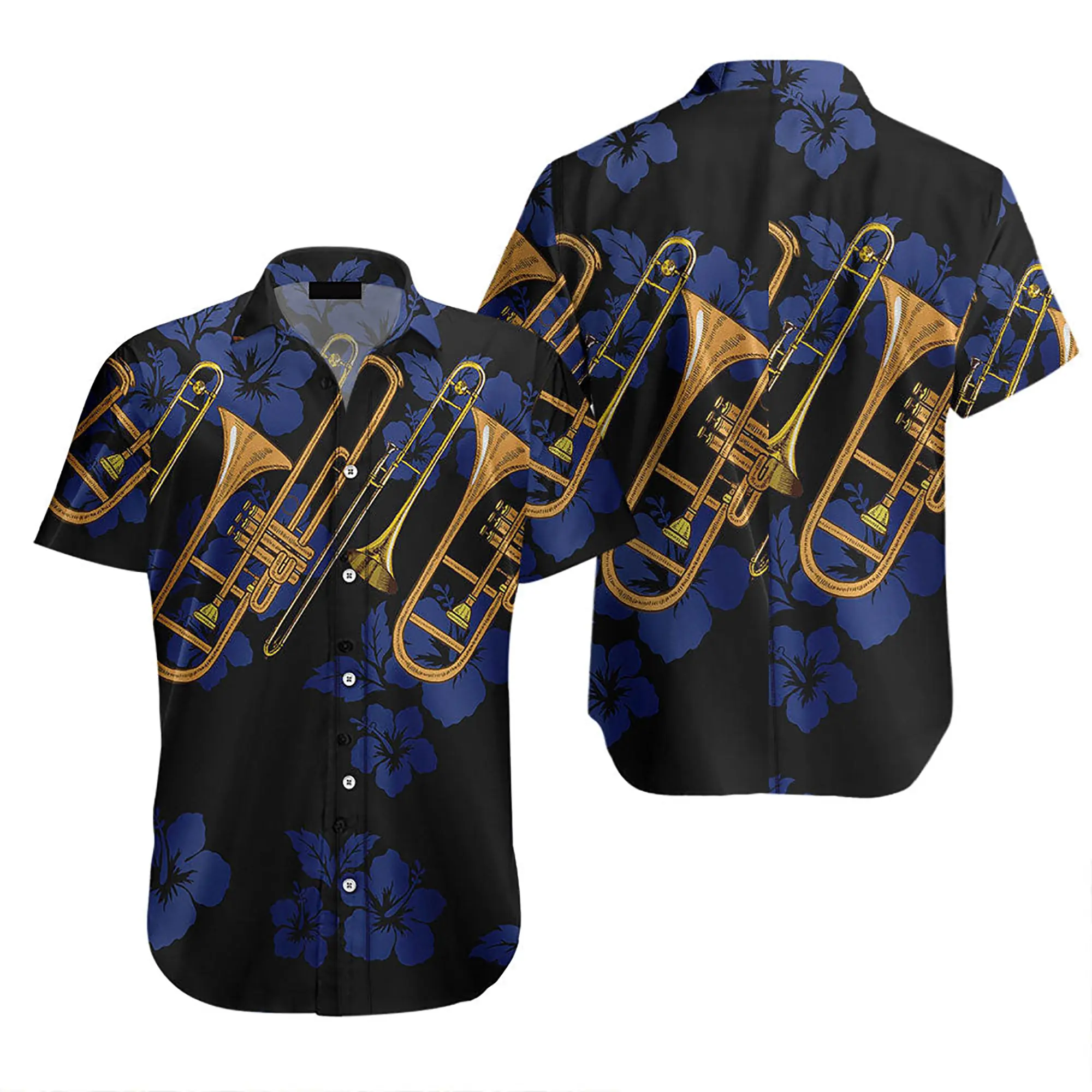 Trombone For Vacation Hawaiian Shirt