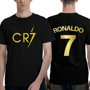 ⚽ Ronaldo Football T-Shirt – World Cup Gift, Top Choice for Football Fans, Unisex Cotton Crew Neck Tee, Casual Sportswear, Viral TikTok Soccer Graphic Shirt
