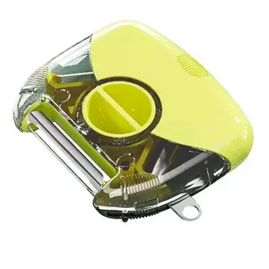 Multi-functional Kitchen Peeler | Peel, Julienne & Slice Fruits & Veggies,Works on Potatoes, Carrots, Cucumbers & Apples with Rotatable Slicer Design