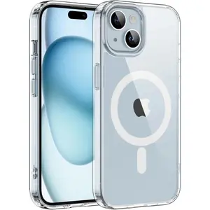 Phone case: for Magsafa Wireless Charging Magnetic Case for iPhone 16 15 14 13 12 11 Pro Max Plus Hybrid Hard Cover PC Shell