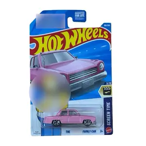 Hot Wheels Pink Cartoon Family Car Screen Time 3/10 1:64 Diecast
