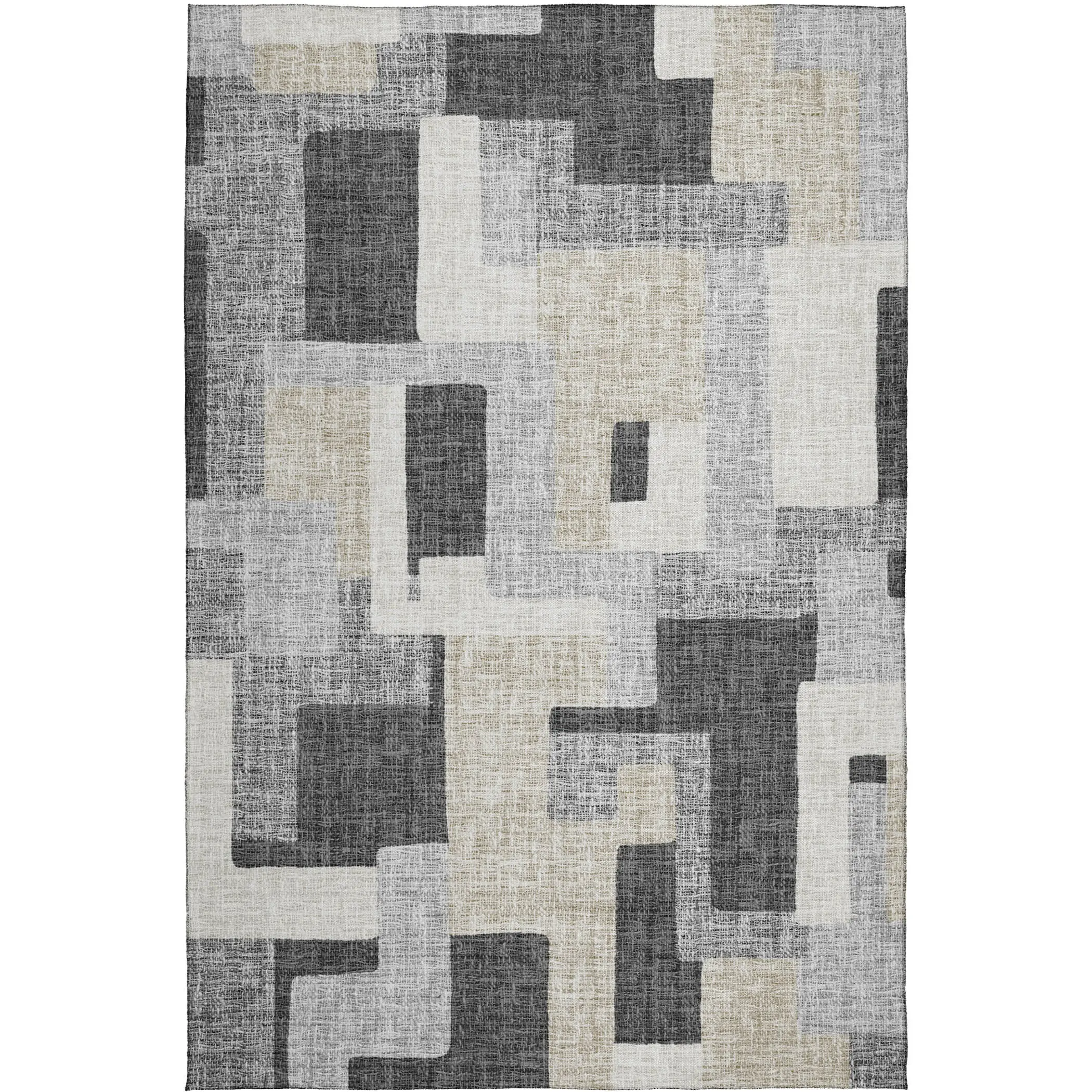 Dalyn Rugs Portico PO3 Gray Transitional Machine Made Rug