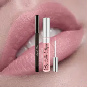 By The Clique Premium Matte Lip Kit | Blushing Bride Pink Lipstick and Liner Set | Gluten Free and Vegan