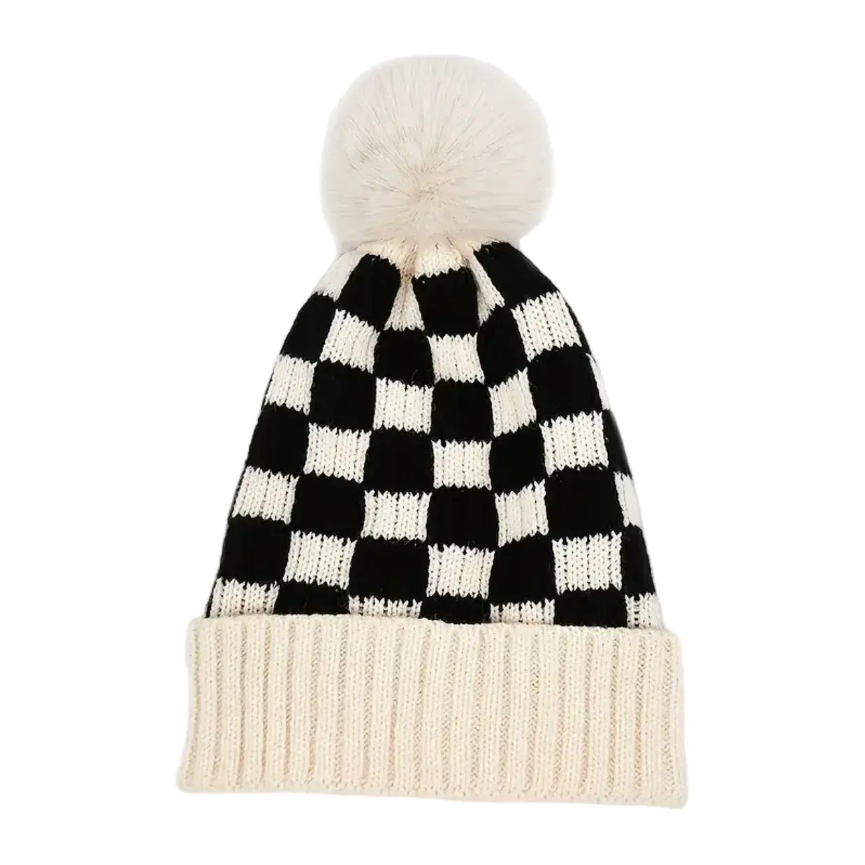 Skate or Die Checkered Beanie