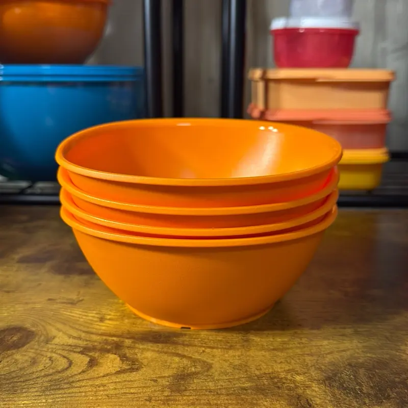 Tupperware 700ml Mexicana Bowls Orange