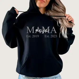 Mom Sweater with child's name & year of birth