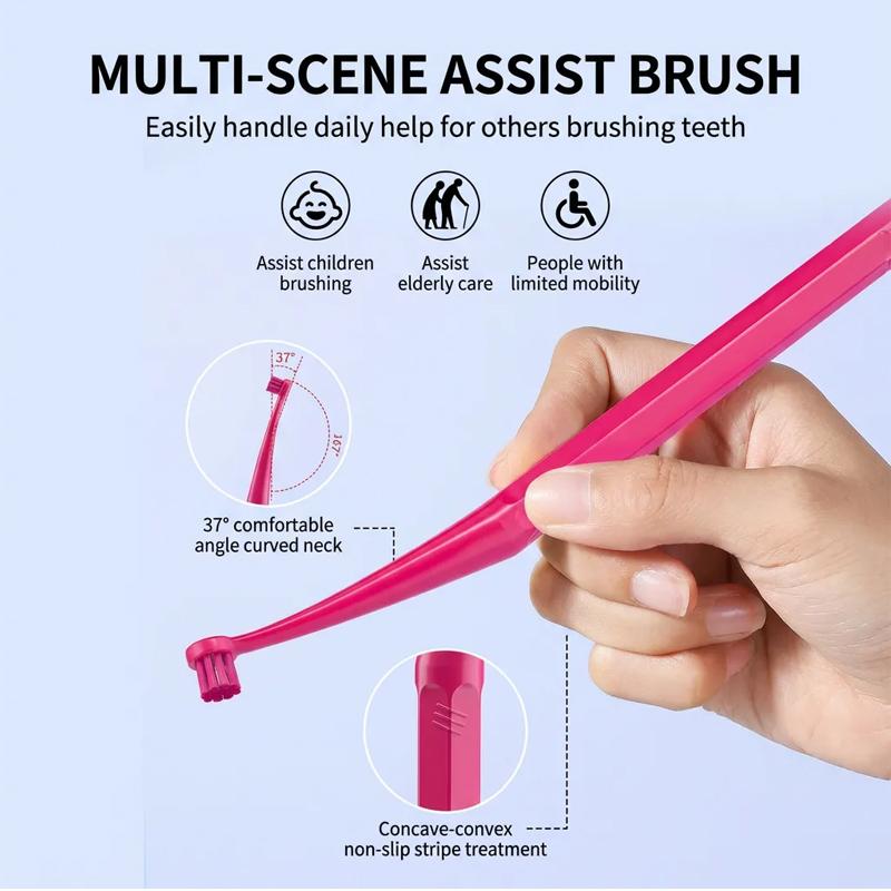 ICESEE End Tuft Toothbrush – Soft Fine Bristles, Braces-Friendly, Precise Cleaning for Hard-to-Reach Areas, Gentle on Teeth & Gums