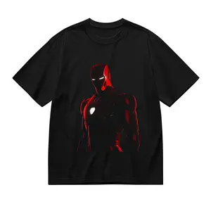 Marvel Avengers Iron Man T-shirt - Short Sleeve Machine Washable Summer Tee for Casual Wear - Fabric