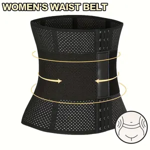 Women's Corset Waist Trainer - Double-layer Compression Waist belt, Tummy Control Corset, Seamless Shaping Girdle Adjustable Tummy Control Corset Shapewear