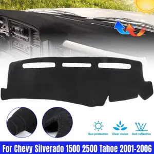 Dash Cover Mat For Chevy Silverado 1500 2500 Tahoe 2001-2006 Cars Dashboard Pad